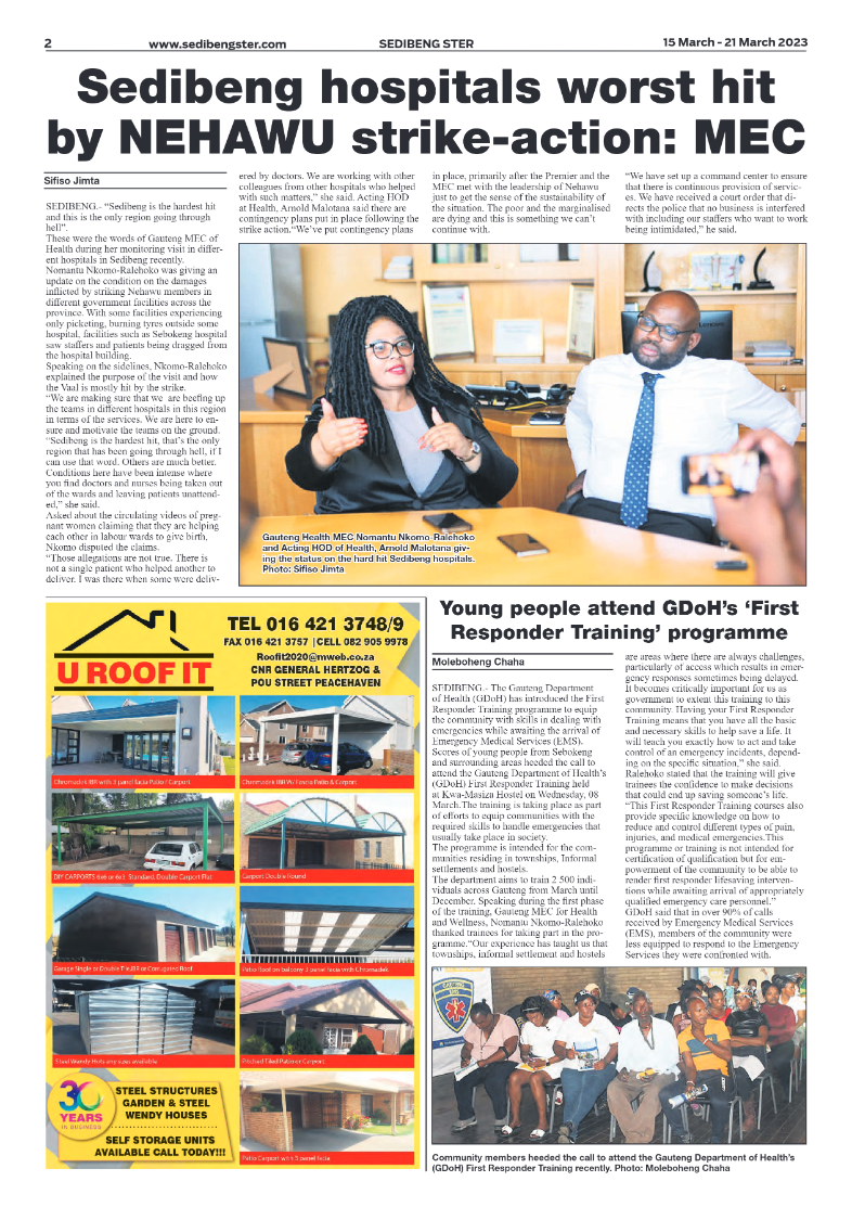 Sedibeng ster 15 March – 21 March 2023 page 2