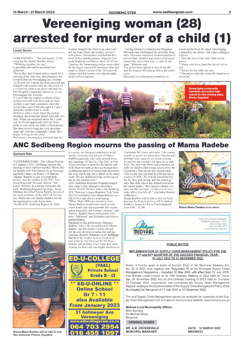 Sedibeng ster 15 March – 21 March 2023 page 3