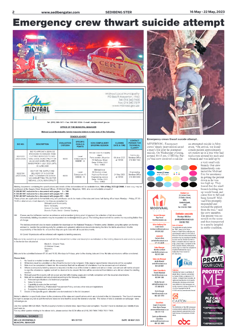 Sedibeng ster 16 May – 22 May, 2023 page 2