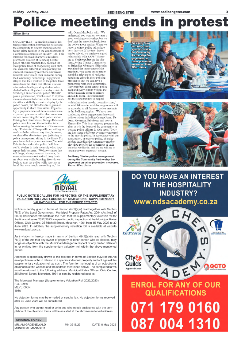Sedibeng ster 16 May – 22 May, 2023 page 3