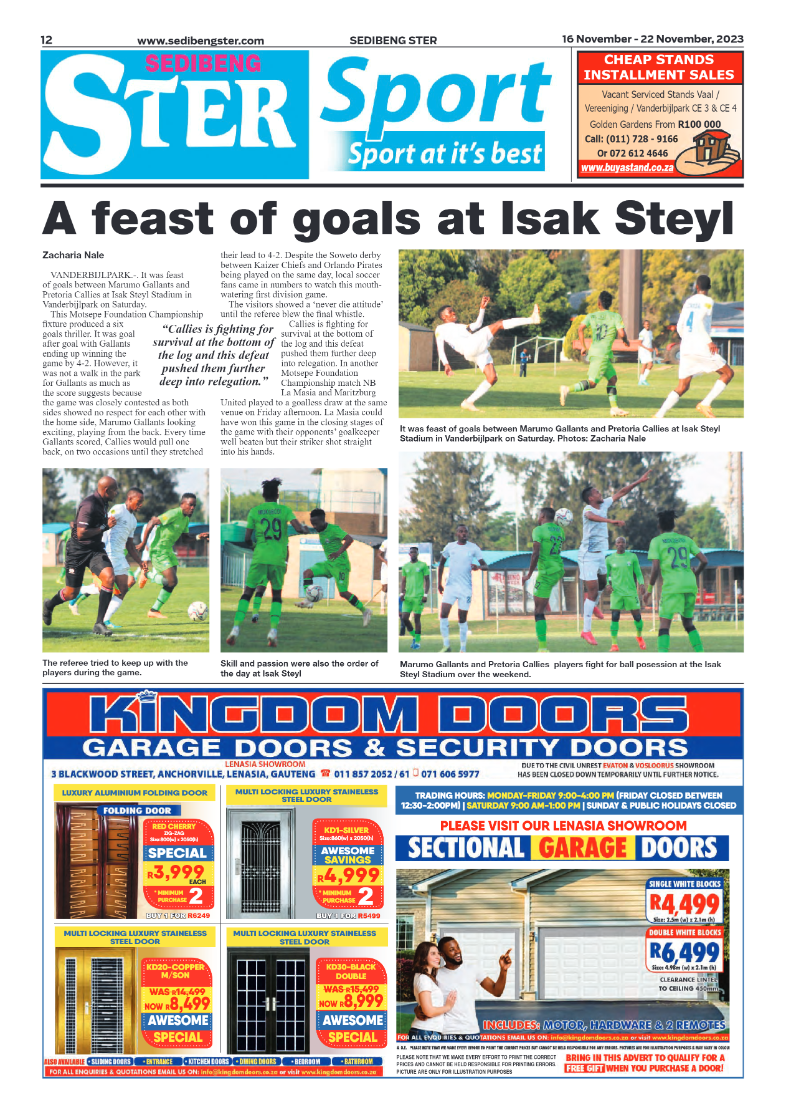 Sedibeng ster 16 November – 22 November, 2023 page 12