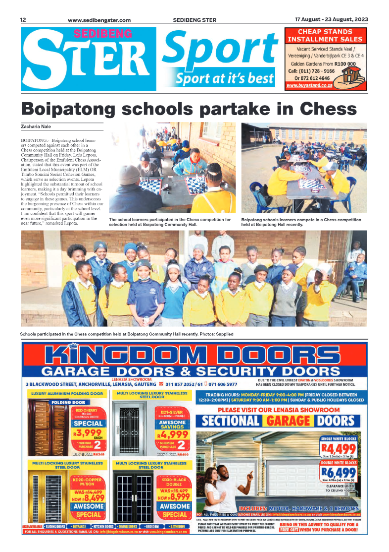 Sedibeng ster 17 August – 23 August, 2023 page 11