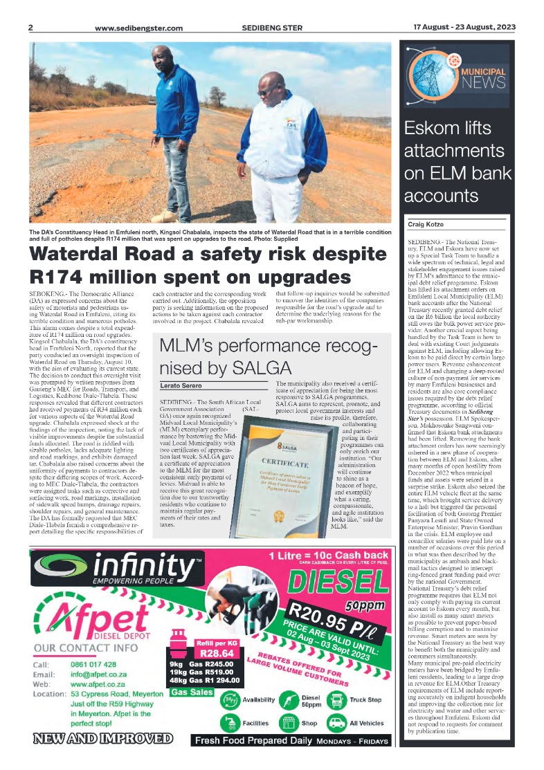 Sedibeng ster 17 August – 23 August, 2023 page 2