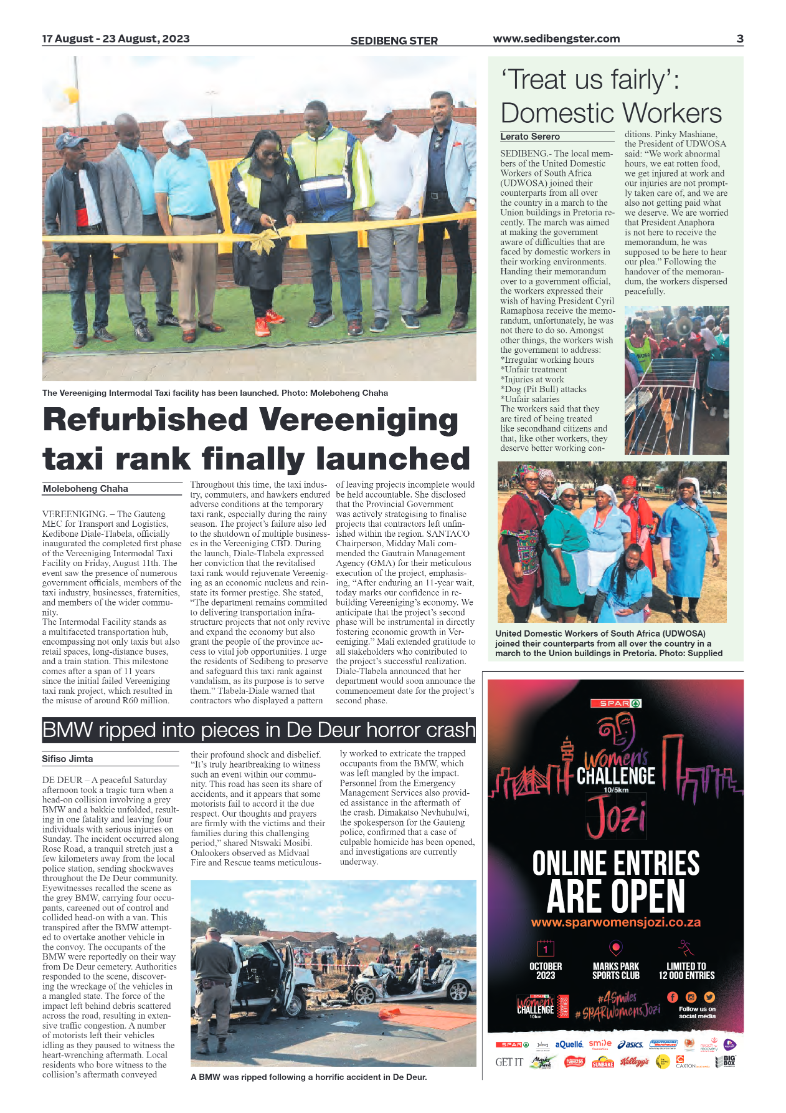 Sedibeng ster 17 August – 23 August, 2023 page 3