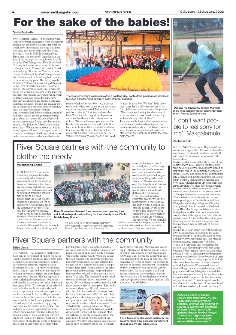 Sedibeng ster 17 August – 23 August, 2023 page 4