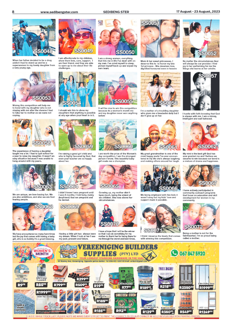 Sedibeng ster 17 August – 23 August, 2023 page 7