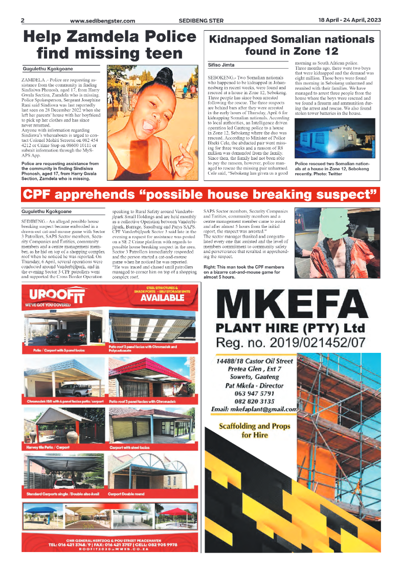 Sedibeng ster 18 April – 24 April, 2023 page 2