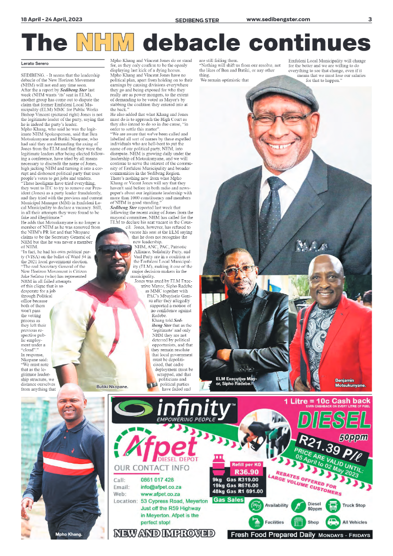 Sedibeng ster 18 April – 24 April, 2023 page 3