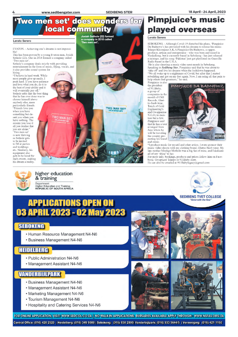 Sedibeng ster 18 April – 24 April, 2023 page 4