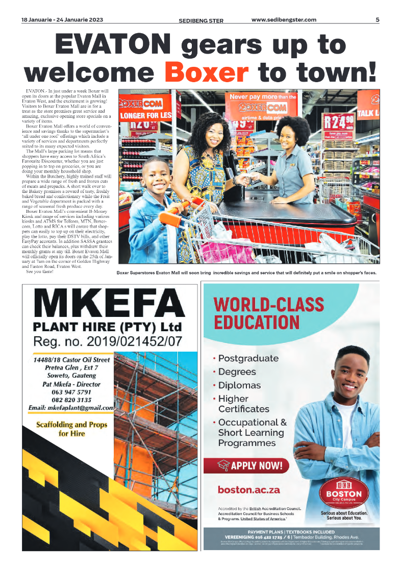 Sedibeng Ster 18 January – 24 January 2023 page 5