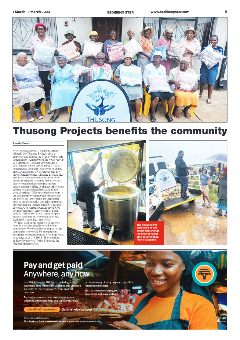 Sedibeng ster 1 March – 7 March 2023 page 5