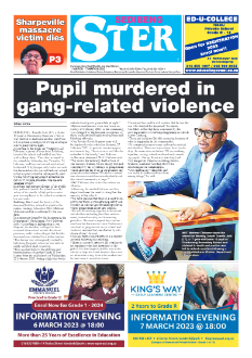 Sedibeng ster 1 March – 7 March 2023