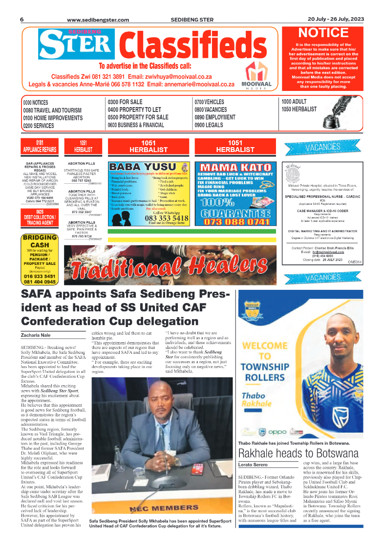 Sedibeng ster 20 July – 26 July, 2023 page 6