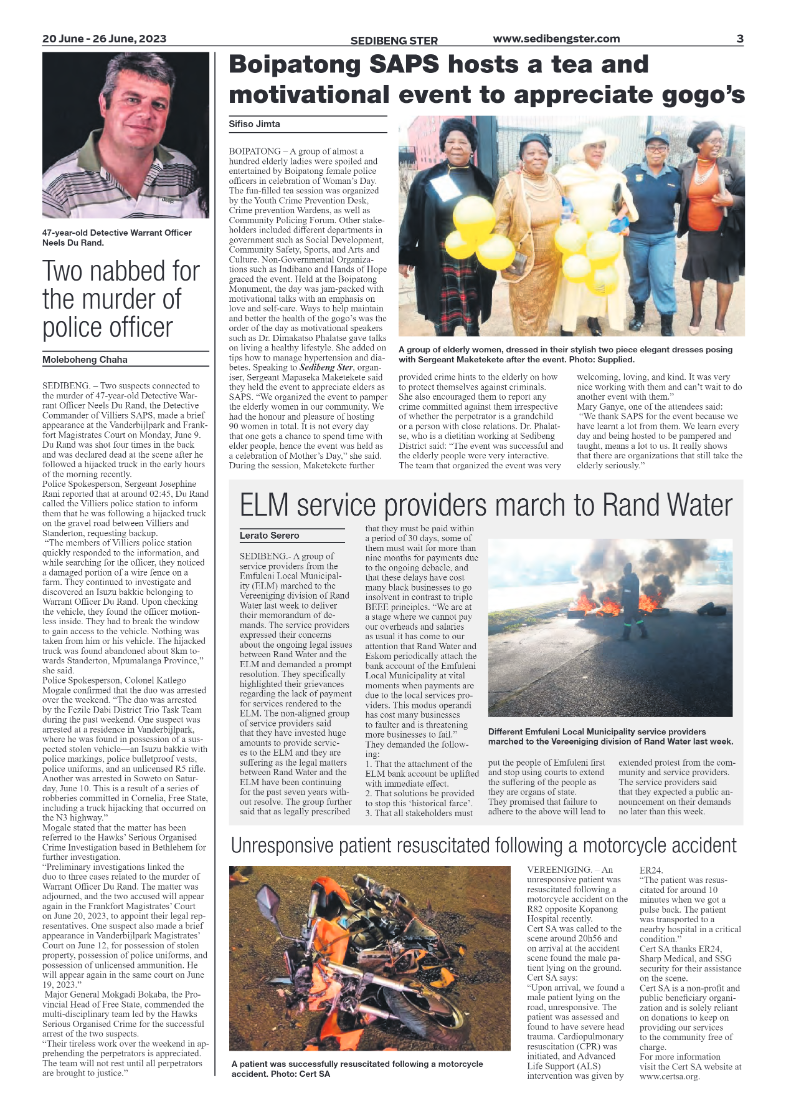 Sedibeng ster 20 June – 26 June, 2023 page 3