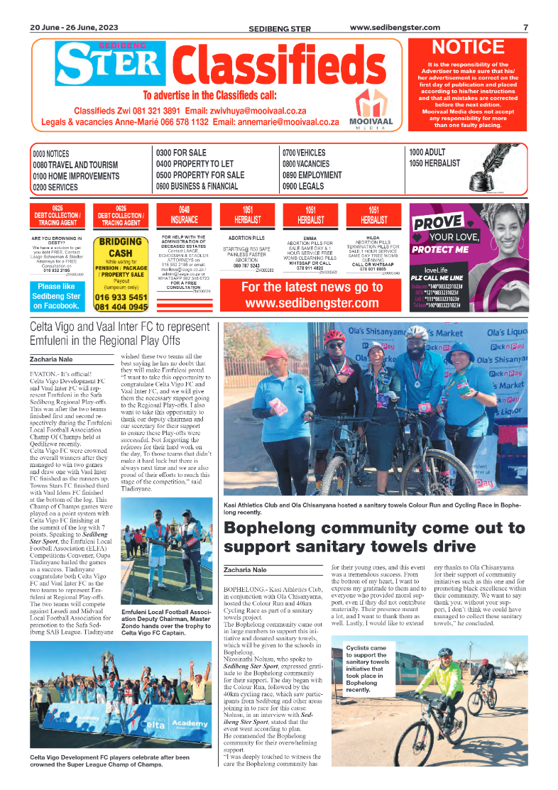 Sedibeng ster 20 June – 26 June, 2023 page 7