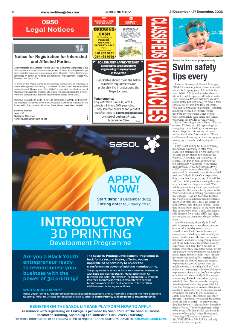 Sedibeng ster 21 December – 27 December, 2023 page 6