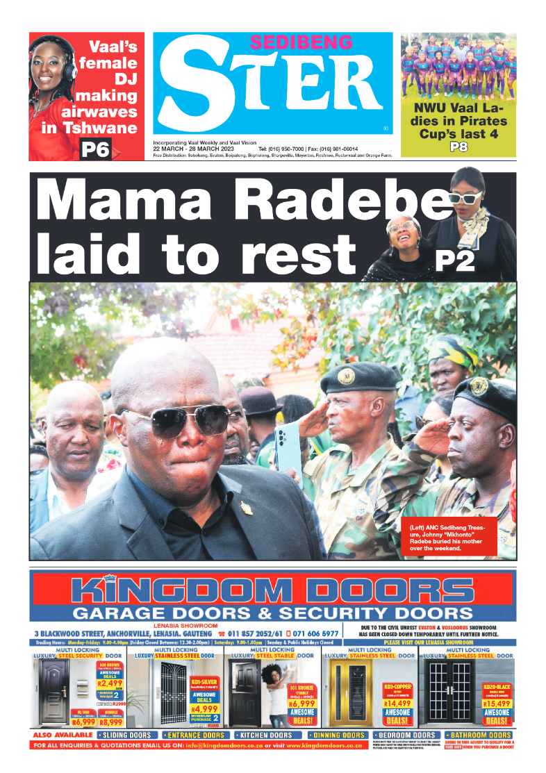 Sedibeng ster 22 March – 28 March 2023 page 1