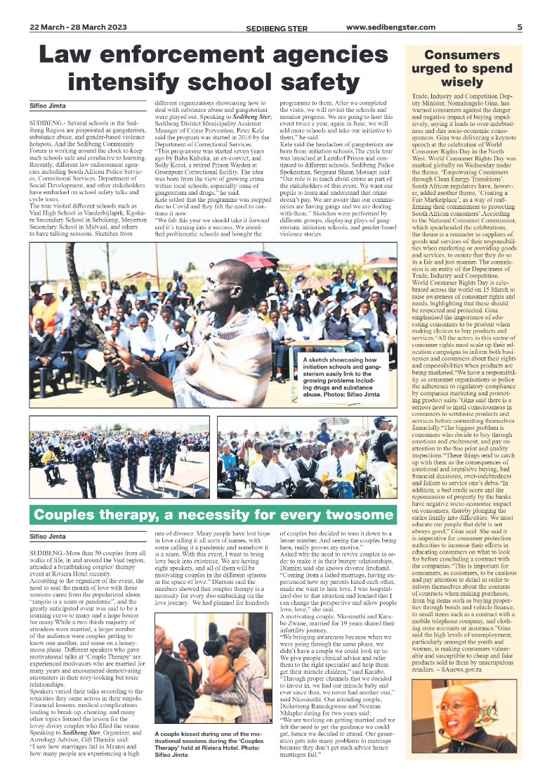 Sedibeng ster 22 March – 28 March 2023 page 5