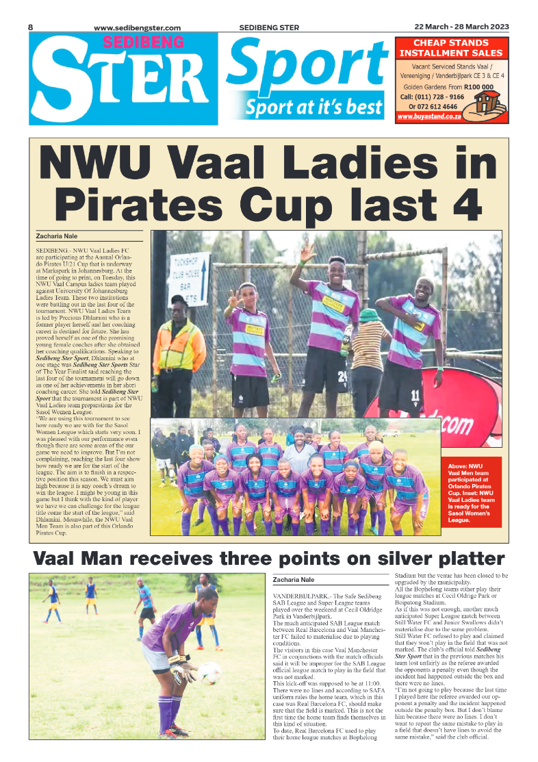 Sedibeng ster 22 March – 28 March 2023 page 8