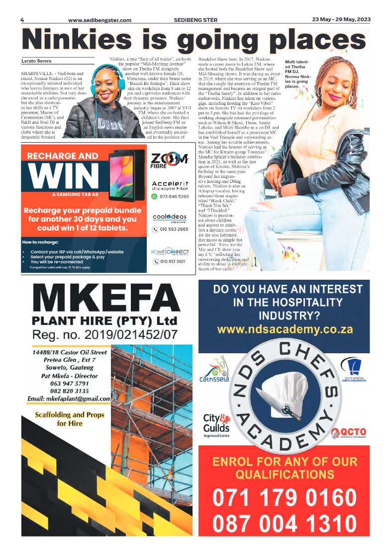 Sedibeng ster 23 May – 29 May, 2023 page 4