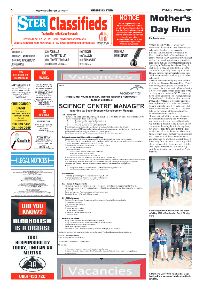 Sedibeng ster 23 May – 29 May, 2023 page 6