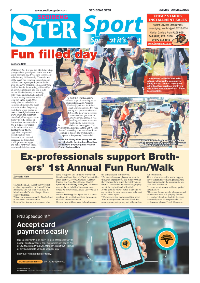 Sedibeng ster 23 May – 29 May, 2023 page 8