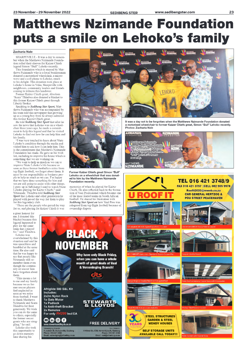 Sedibeng ster 23 November – 29 November 2022 page 23
