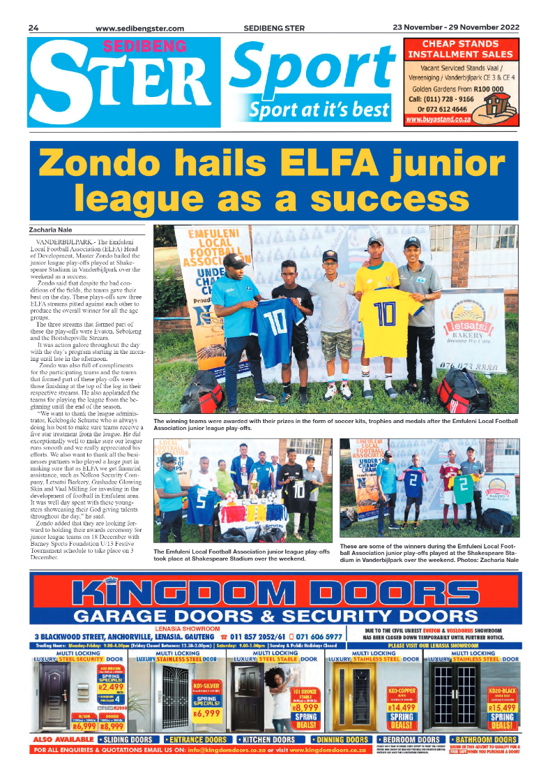 Sedibeng ster 23 November – 29 November 2022 page 24