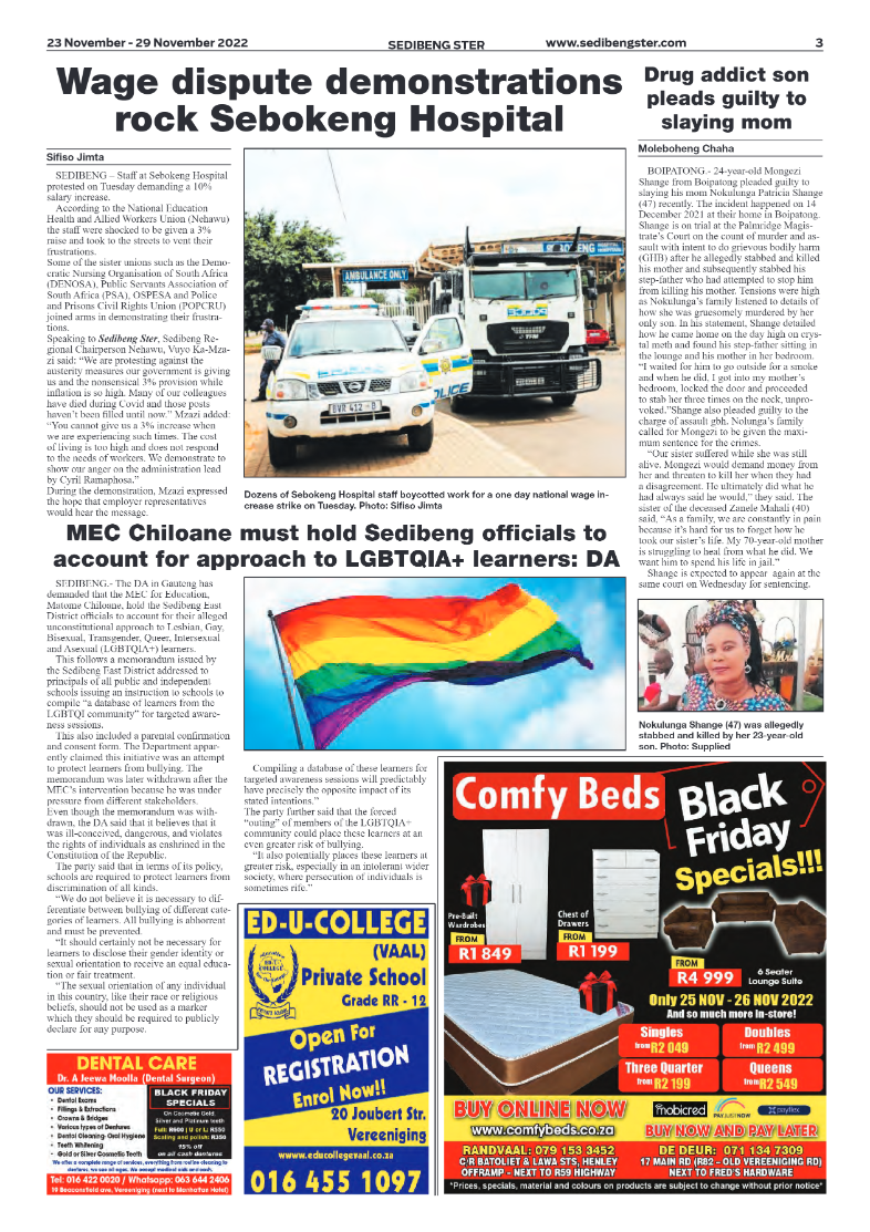 Sedibeng ster 23 November – 29 November 2022 page 3