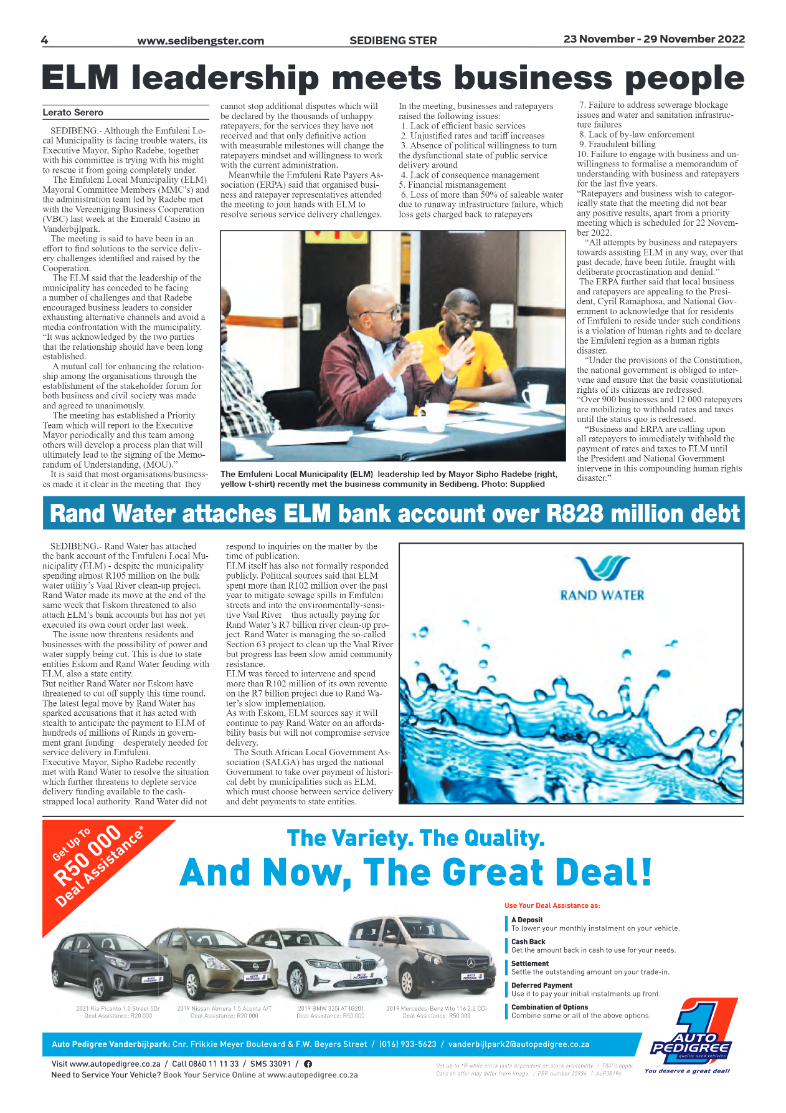 Sedibeng ster 23 November – 29 November 2022 page 4