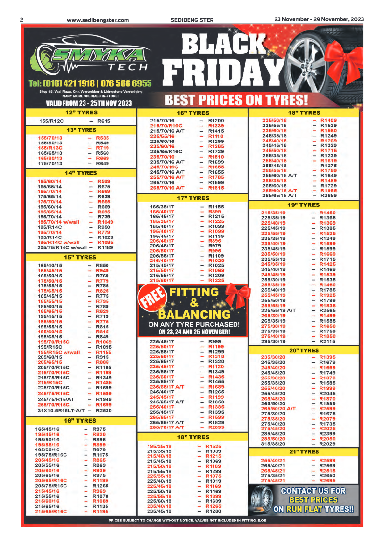 Sedibeng ster 23 November – 29 November, 2023 page 2