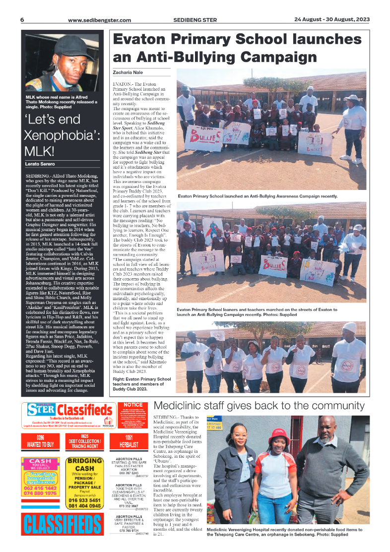 Sedibeng ster 24 August – 30 August, 2023 page 6