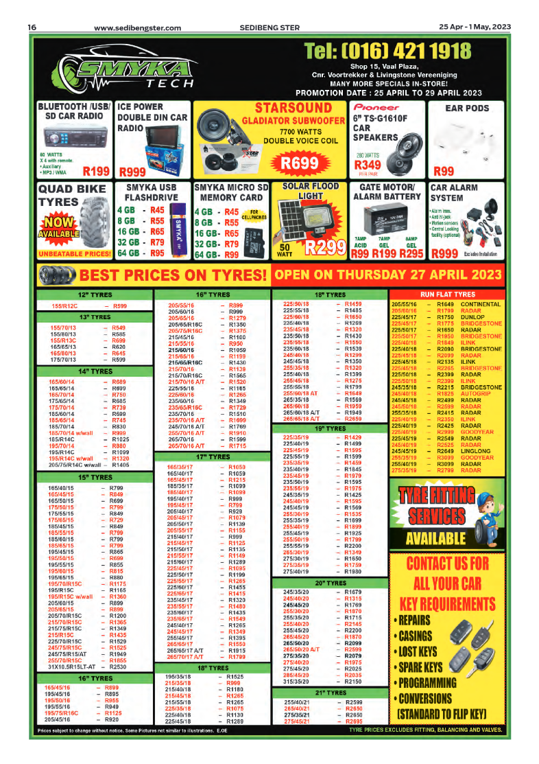Sedibeng ster 25 Apr – 1 May, 2023 page 16