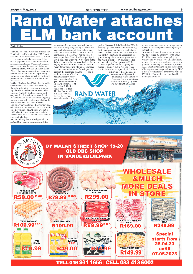 Sedibeng ster 25 Apr – 1 May, 2023 page 5