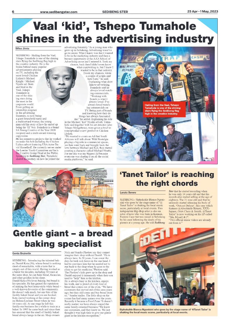 Sedibeng ster 25 Apr – 1 May, 2023 page 6