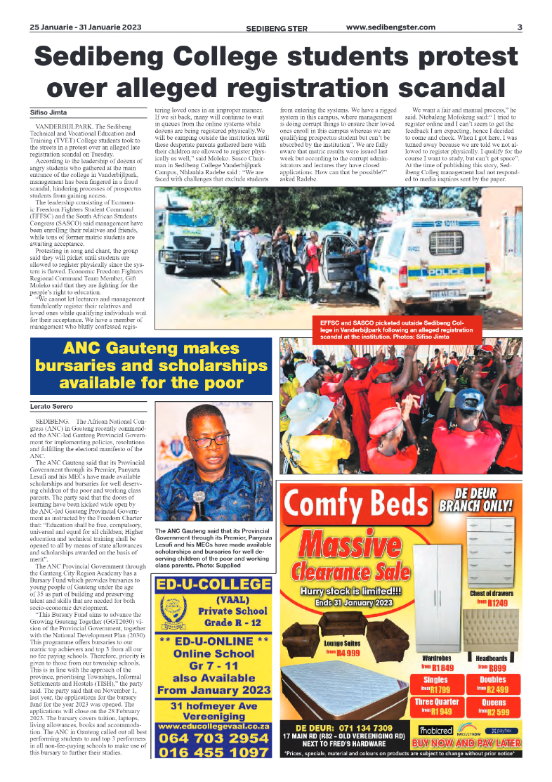 Sedibeng ster 25 January – 31 January 2023 page 3