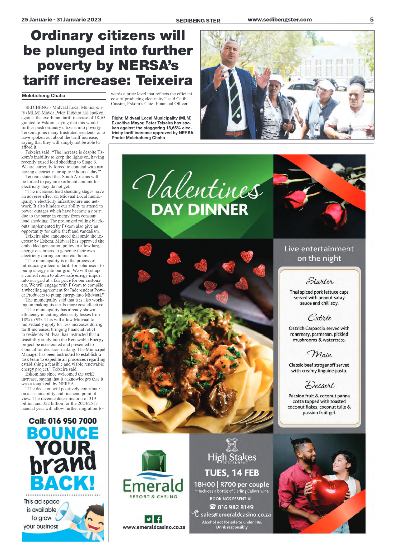 Sedibeng ster 25 January – 31 January 2023 page 5
