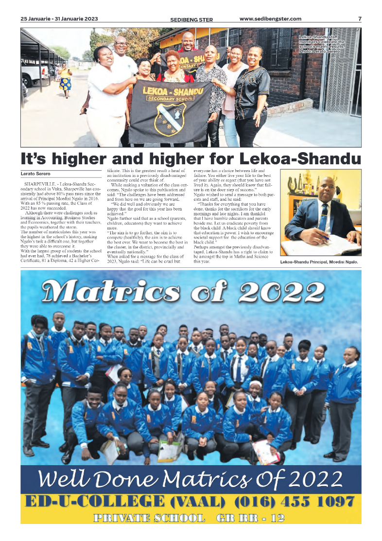 Sedibeng ster 25 January – 31 January 2023 page 7