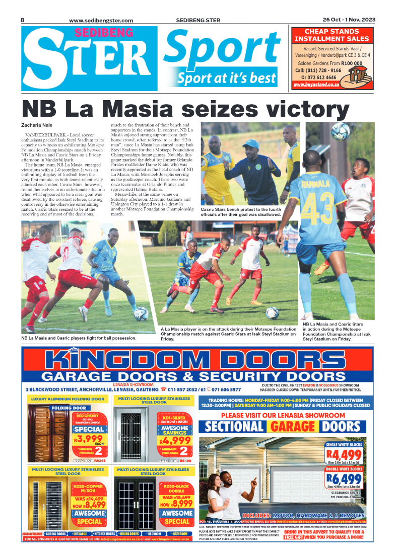 Sedibeng ster 26 Oct – 1 Nov, 2023 page 8
