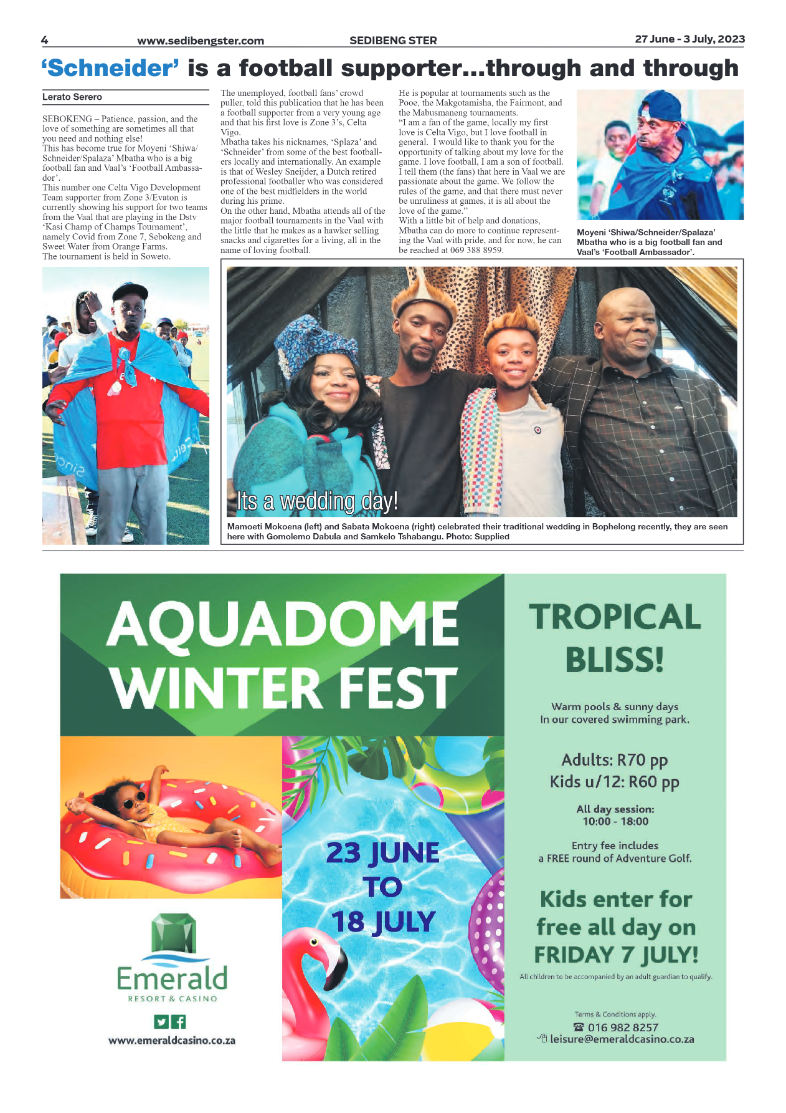 Sedibeng ster 27 June – 3 July, 2023 page 4
