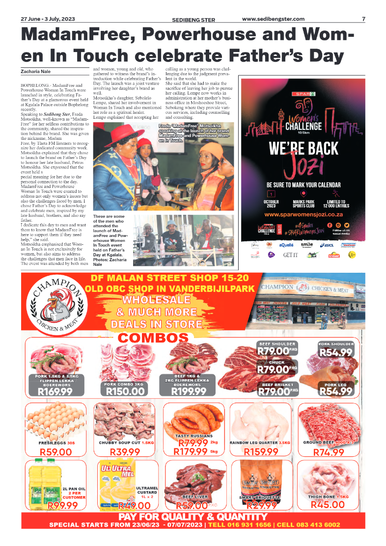 Sedibeng ster 27 June – 3 July, 2023 page 7