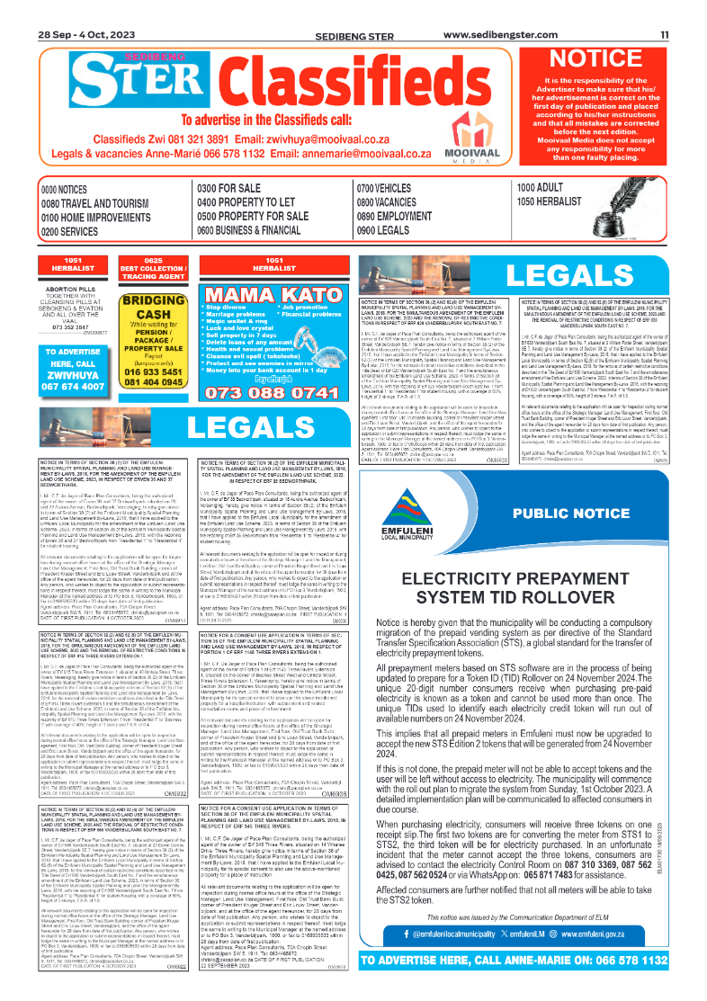 Sedibeng ster 28 Sep – 4 Oct, 2023 page 11