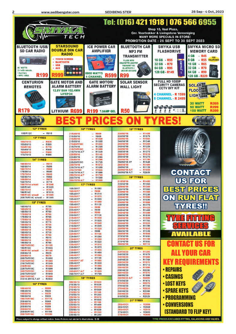 Sedibeng ster 28 Sep – 4 Oct, 2023 page 2