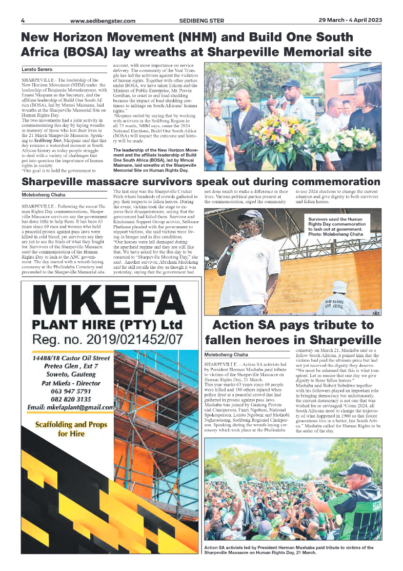 Sedibeng ster 29 March – 4 April 2023 page 4