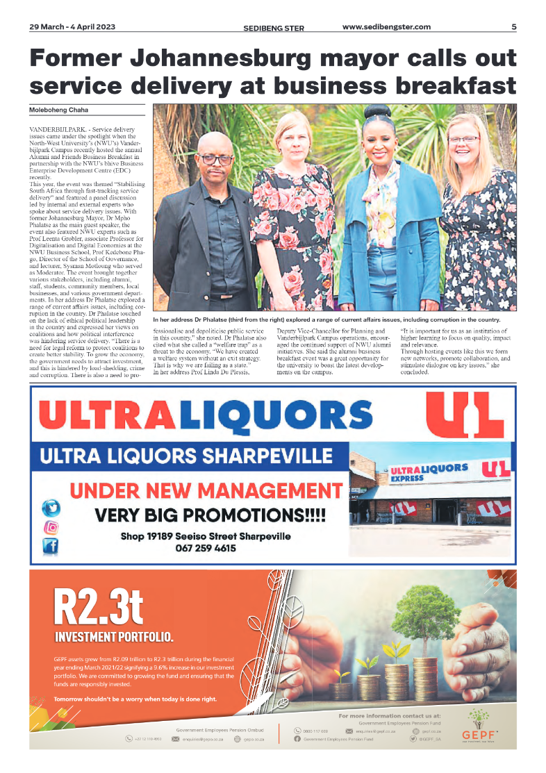 Sedibeng ster 29 March – 4 April 2023 page 5