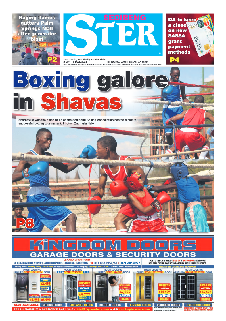 Sedibeng ster 2 May – 8 May, 2023 page 1
