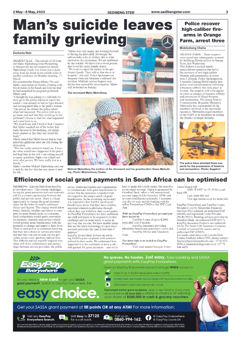 Sedibeng ster 2 May – 8 May, 2023 page 3