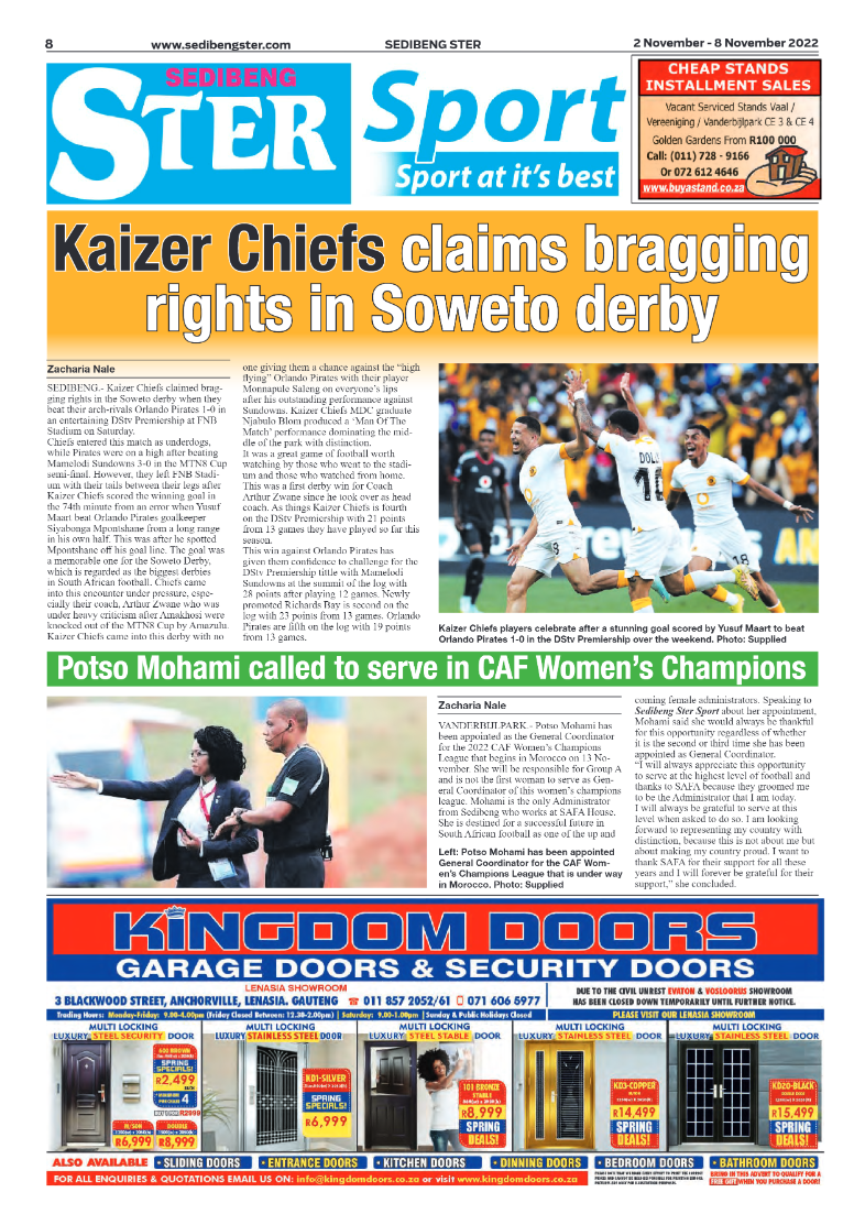 Sedibeng ster 2 November – 8 November 2022 page 8