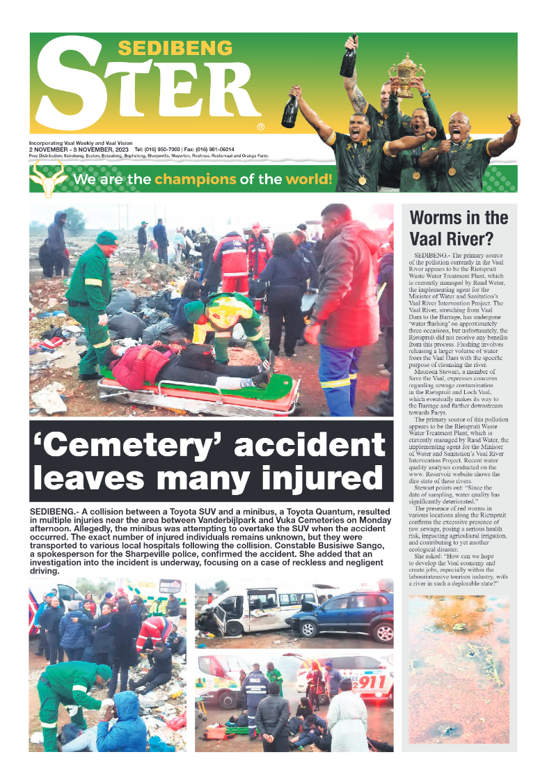 Sedibeng ster 2 November – 8 November, 2023 page 1