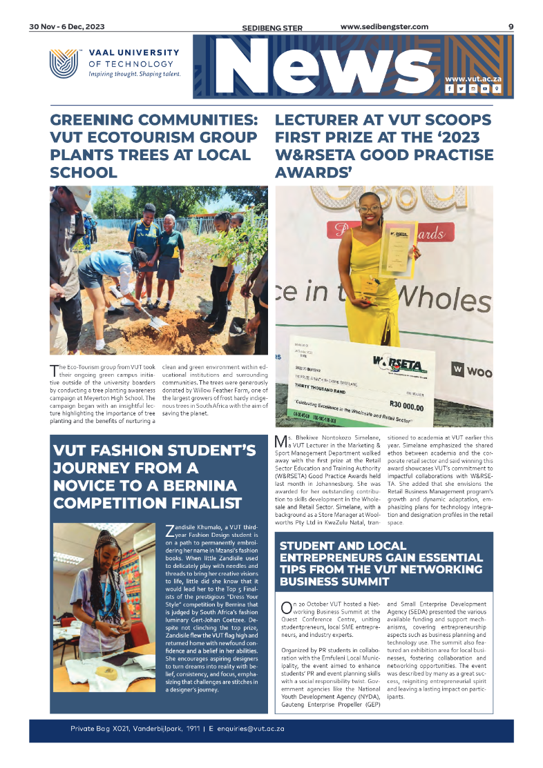 Sedibeng ster 30 Nov – 6 Dec, 2023 page 10